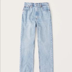 Abercrombie 90s Ultra High Rise Straight Jeans